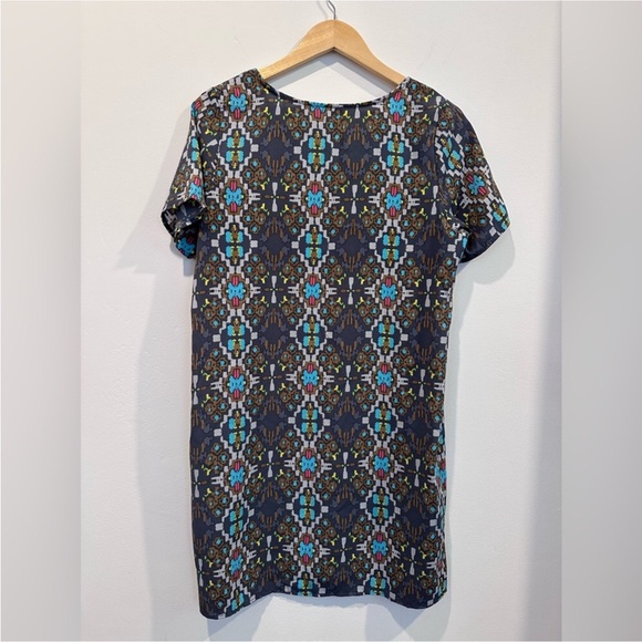 Boho-Chic Perfection: Anthropologie Everly Dress Geometric Print Southwest M - Picture 2 of 6